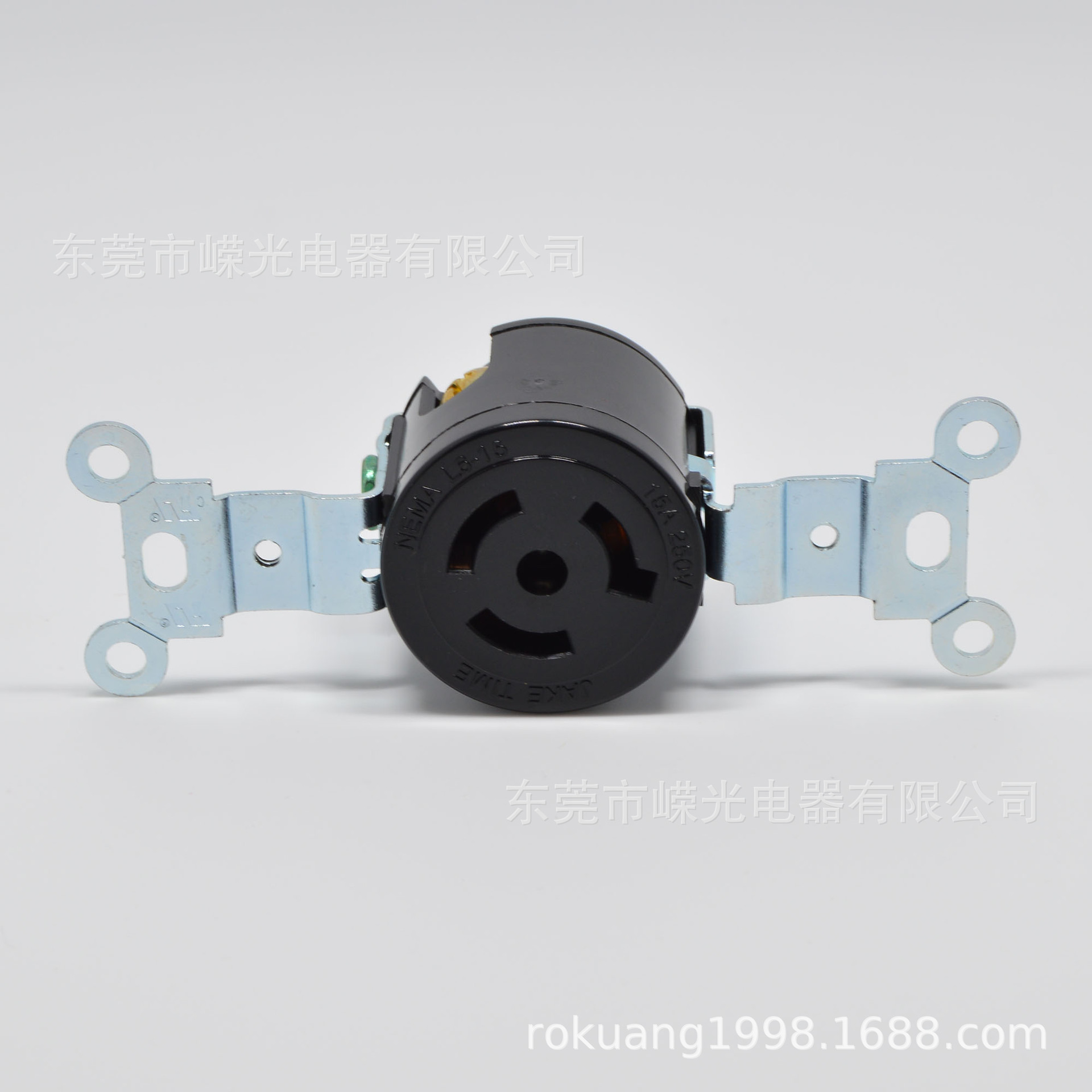 JT-615LR NEMA L6-15R1 250V引挂式防脱落插座发电机灯光舞台