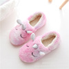 2018 new autumn and winter bag with cotton shoes warm, comfortable plush cotton shoes unicorn home bedroom warm cotton dragging