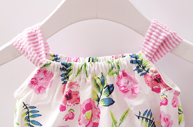 Floral Dress and Pants Set