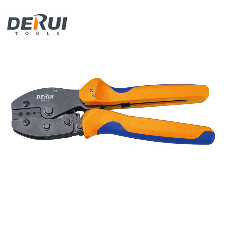 良品工具FSE-02H2  同轴电缆压接钳 9寸棘轮式压接钳德瑞DERUI