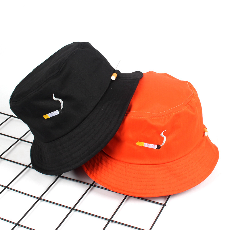 2021 new black cigarette fisherman hat f...