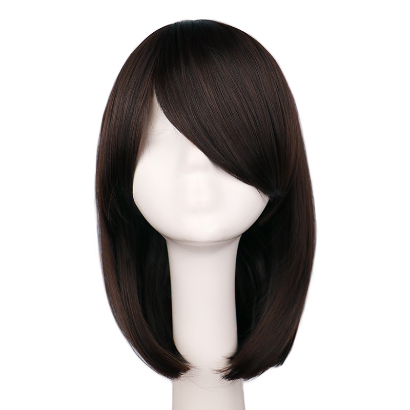 Cosplay Perruque/nouveau/anime Cos D'eau Perruque Bleu Cheveux Courts Msn Coréen Style Visage Coupe Longue Vague Croix-frontière display picture 8