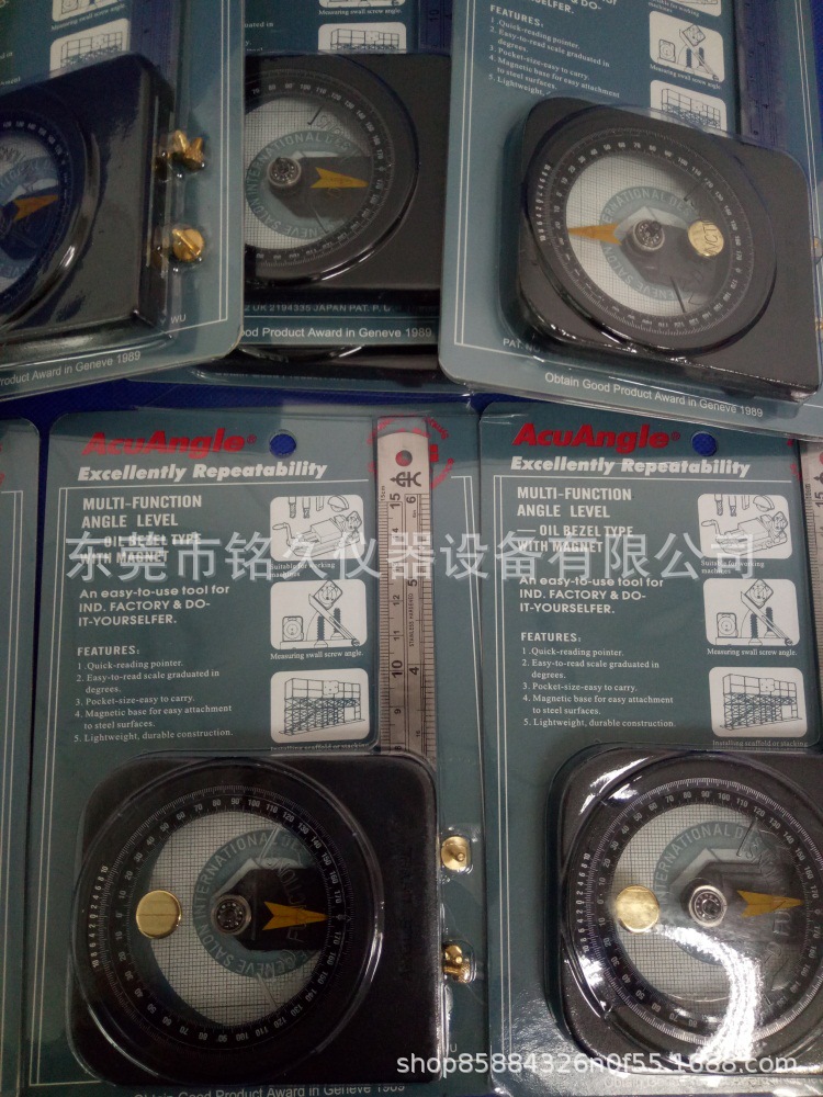 角度仪台湾磁性角度仪 A-300角度水平尺角度规角度水平仪