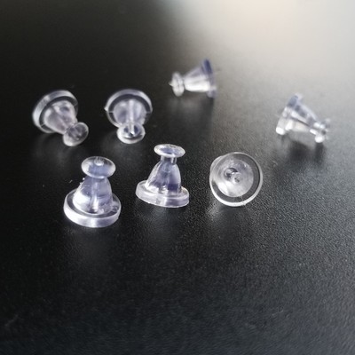 transparent Wine Glass Plastic glue Ear plug Earring plugs Ear Studs Plug Ear beam Ear jewelry parts wholesale