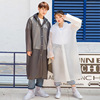 Fashionable raincoat suitable for men and women, street trench coat suitable for hiking, Korean style, internet celebrity