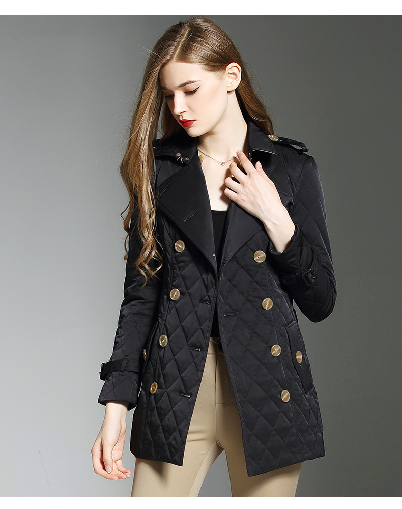 Manteau femme en Mélange de coton - Ref 3416462 Image 22