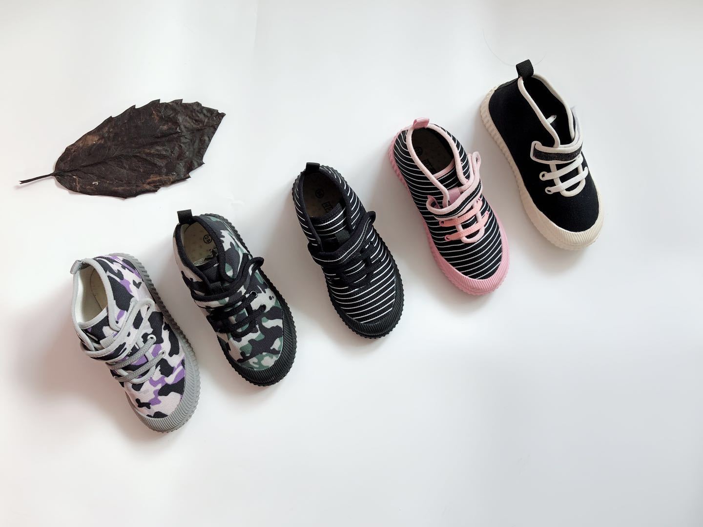 2018冬季新款迷彩高帮保暖儿童休闲帆布鞋运动鞋幼儿园鞋|ms