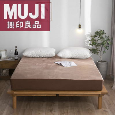 無印風格良品床墊席夢思水晶絨保暖防水尿保護套1.5米1.8米床笠