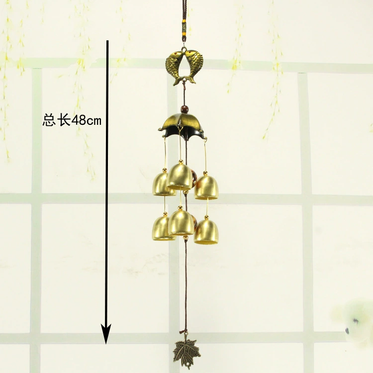 Creative full metal pendant, hat, decorations, double-layer metal small bell