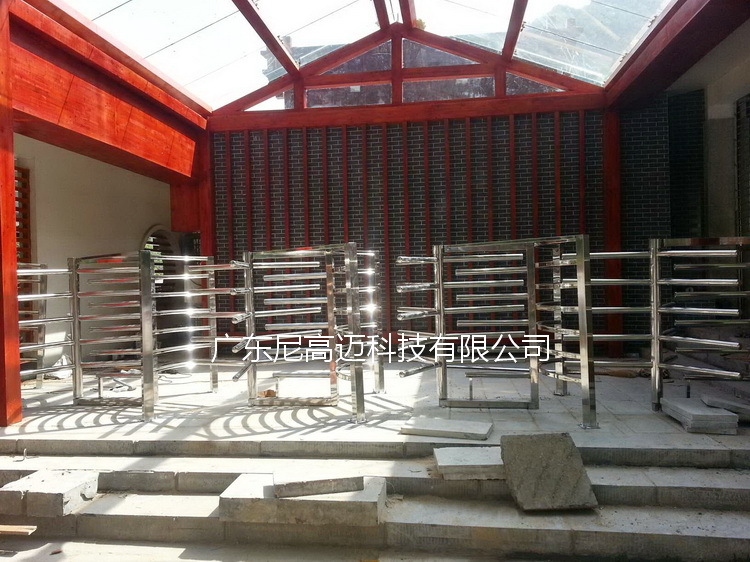 张家界森林公园单向门,半高式旋转单向门,手动单向旋转闸