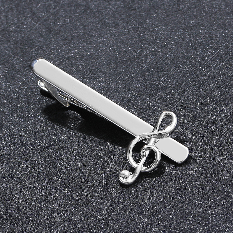 Cross-border Hot-selling Accessories European And American Fashion Hot-selling Accessories Men&#39;s Tie Clip Business Shirt Note Clip display picture 2