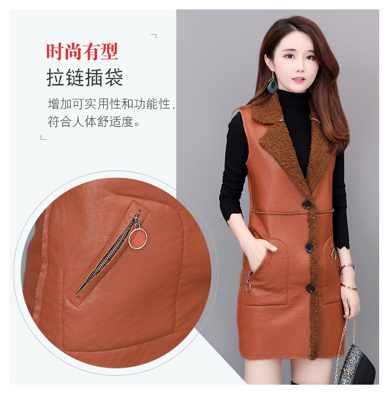 Gilet femme en Cuir PU - Ref 3318518 Image 10