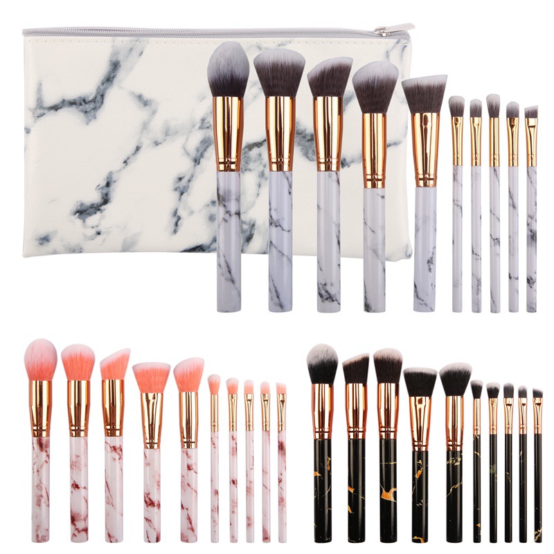 Marble makeup brush