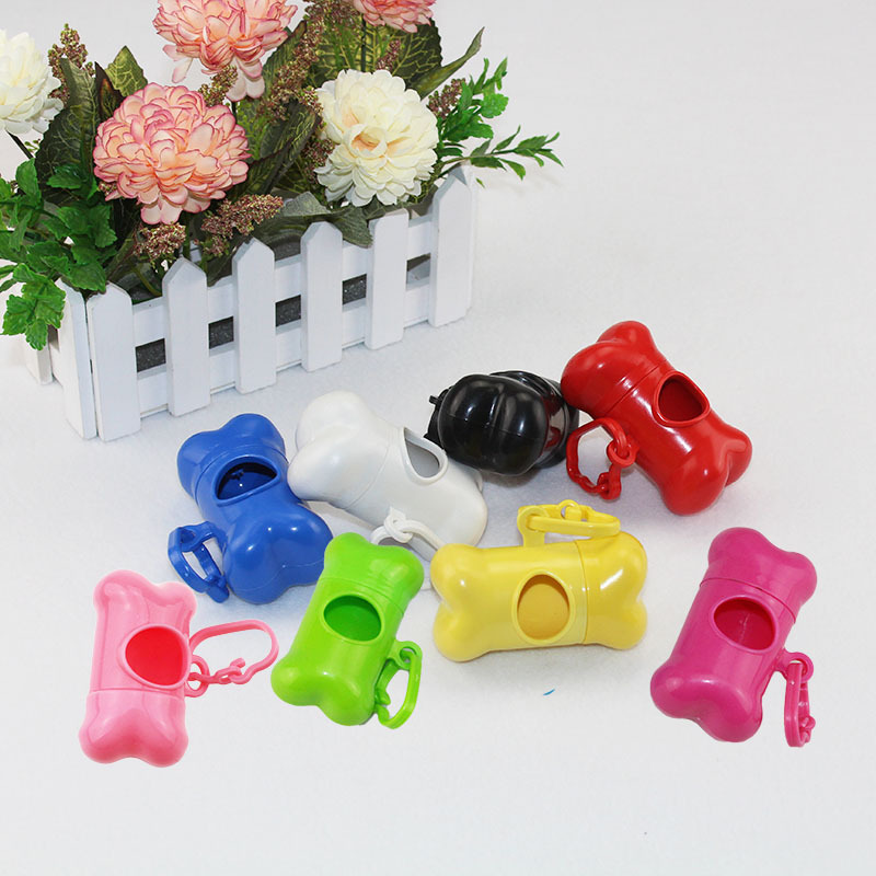 Pet Waste Bag Dispenser Companion Mini Bone Shaped Waste Box Pet Supply