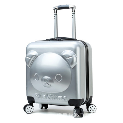 新款20寸小熊拉杆箱批发万向轮学生密码行李箱可定制LOGO