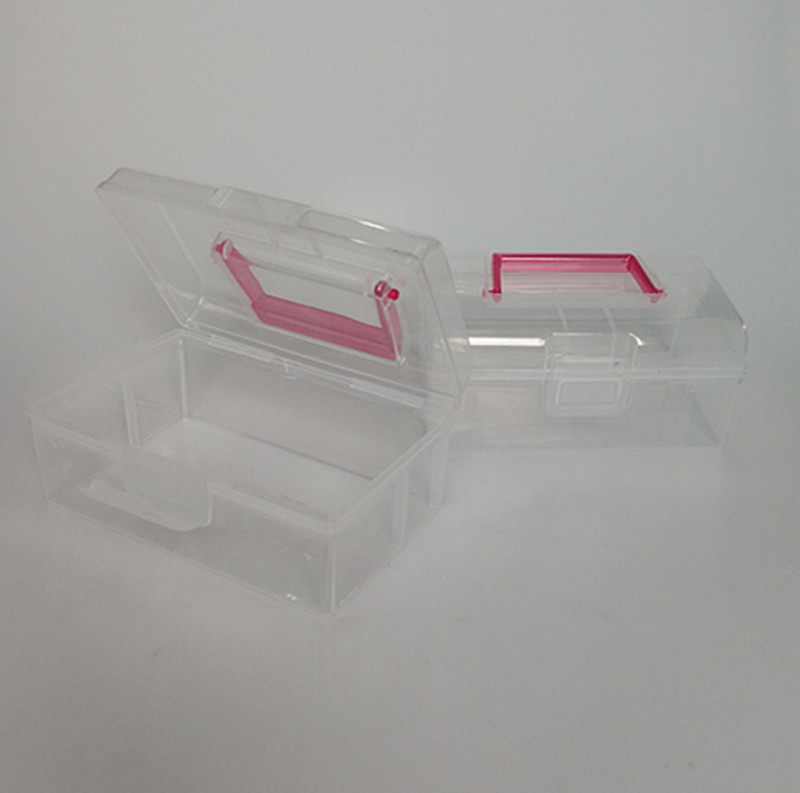 プラスチック工具収納ボックス透明ハンドル付き保冷ボックス環境保護ファッションメーカー直販|undefined