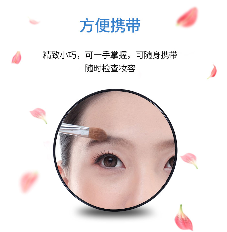 批发吸盘放大镜10倍吸盘镜女士化妆放大镜赠礼品便携小镜子化妆镜