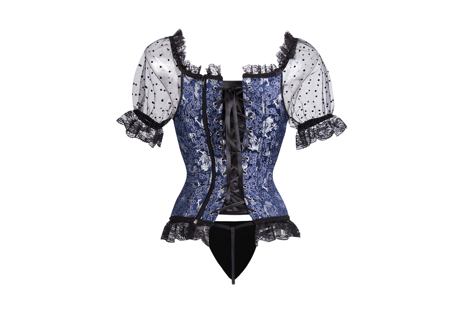 Luxury Sleeve Lace Corset Image 9