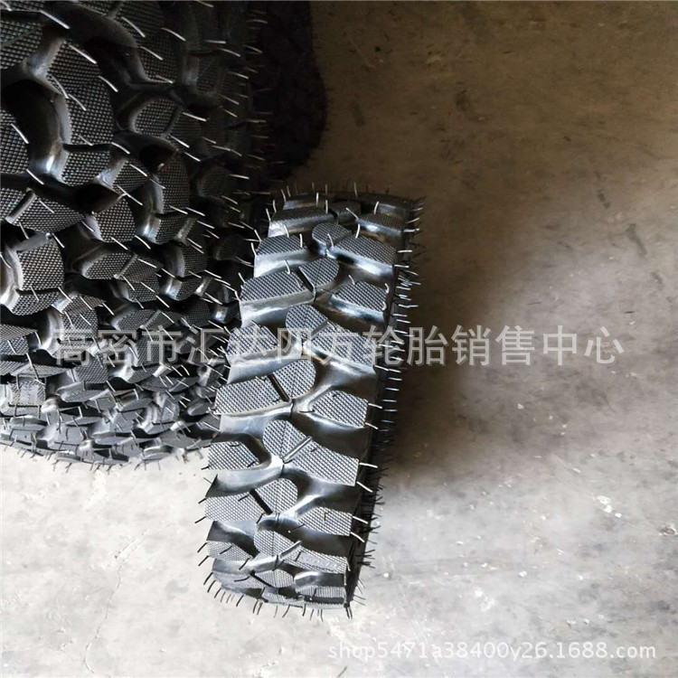 现货批发6.00-14前轮6.50-16 5.50-16人字加宽 农用拖拉机轮胎