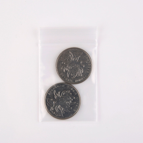 Plastic packaging bag 4*6*12pe ziplock bag thickened button seal bag transparent seal bag 100 pieces