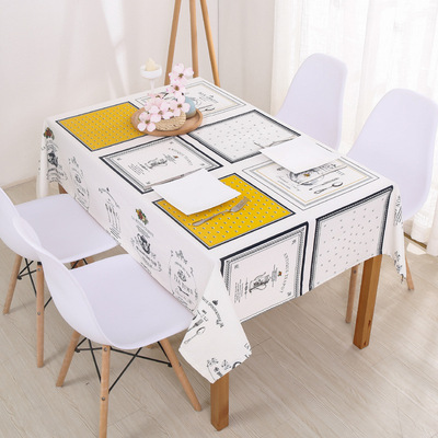 欧式田园美式法式宫廷 棉麻布艺餐桌布 西餐咖啡厅小资茶几盖布