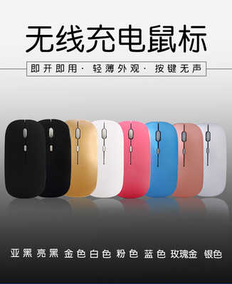 New Fox Road I05 Wireless mouse computer periphery parts notebook currency USB Mute Wireless Charging mouse