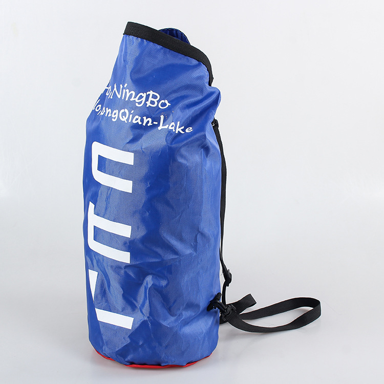 厂家定制双肩涤纶束口袋 牛津布棉麻抽绳收纳袋 帆布马拉松背包袋