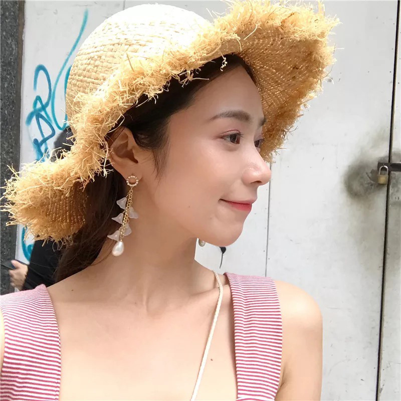 Yiwu Meideheng frosted colored trumpet flower ancient-style hairpin Plastic Handmade DIY accessory 10x12mm detail image 13
