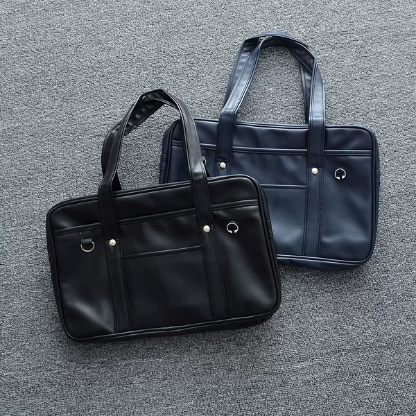 New Japanese PU student schoolbag JK uniform shoulder bag handbag college style commuter bag