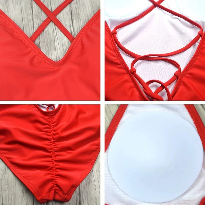 Твердая поддержка многоцветного купальника, коллекция 2023, Aliexpress