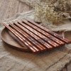 New product manufacturers direct selling pure hand -carved chopsticks Japanese style turtle crane pattern couple chopsticks personality retro wood chopsticks