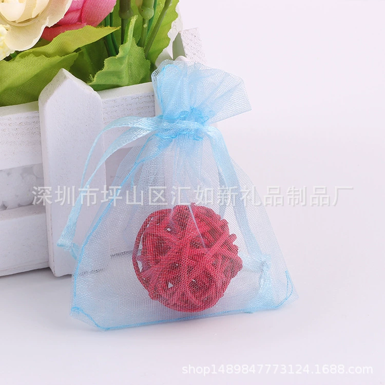 Мешок из органзы большого размера/Подарочный марлевый мешок/марлевый мешок Прозрачный марлевый мешок пояс жемчужный мешок для конфет