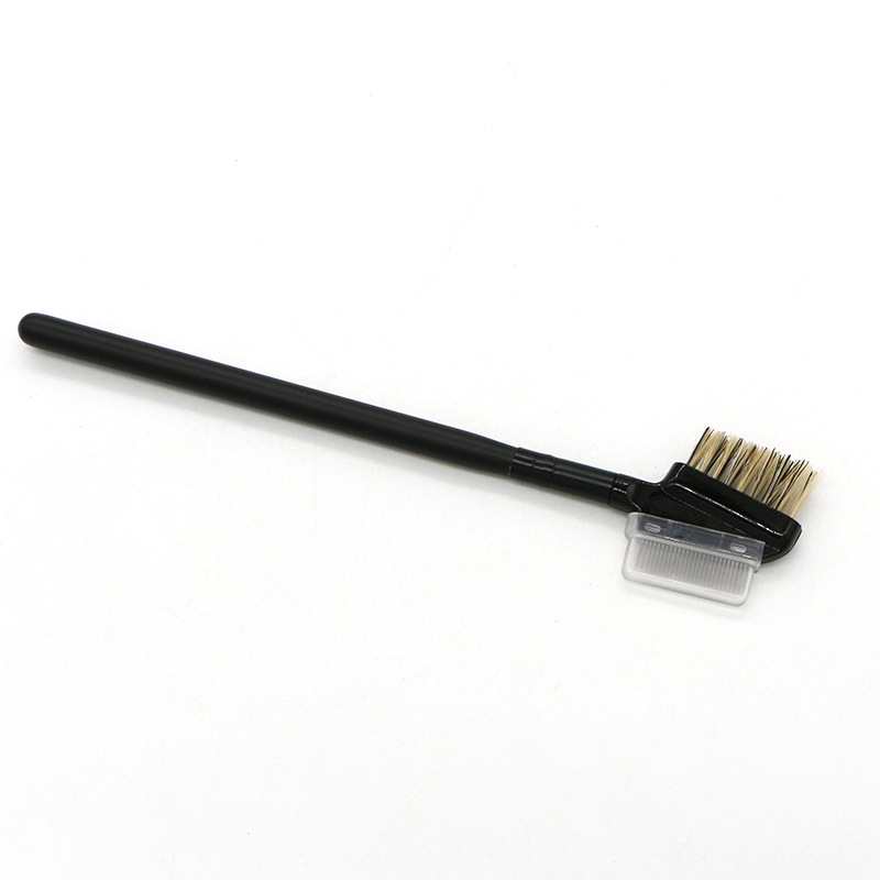 Simple Style Black Artificial Fiber Bamboo Handle Eyelash Brushes 1 Piece display picture 3