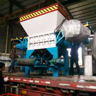 Cardboard Shredder Rubber tires Shredder Carbon Waste plastic cement grinder