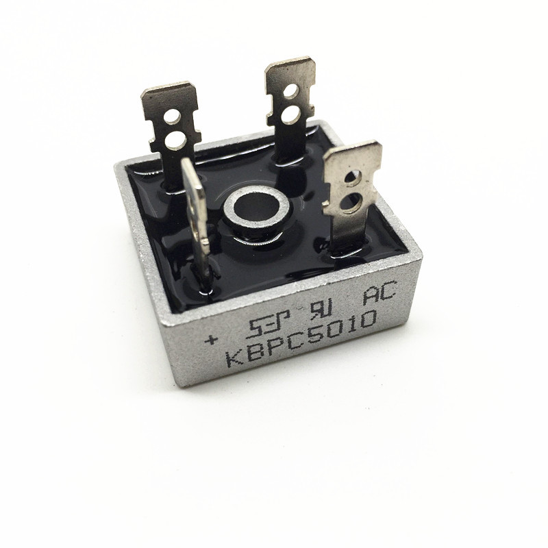 50A单相整流器 KBPC5010 50A1000V KBPC50-10 全新大芯片