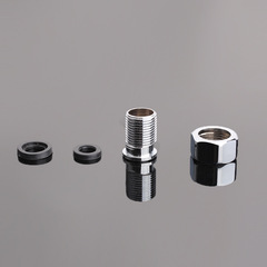 Exposed Triangle Shower Faucet Adapter Accessory: Copper Flexible Joint, Mixer Valve Connector, Inlet Elbow, and Curved Foot Extension