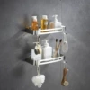 Double-layer storage rack [no need to punch holes]