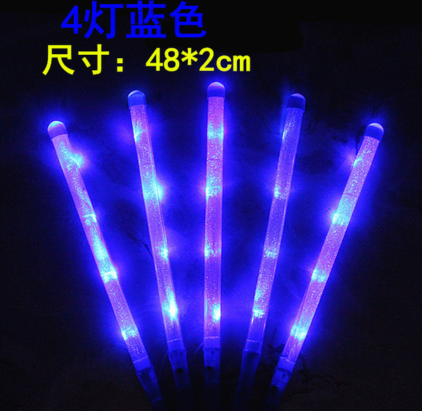 electronic rainbow big colorful flashing light stick