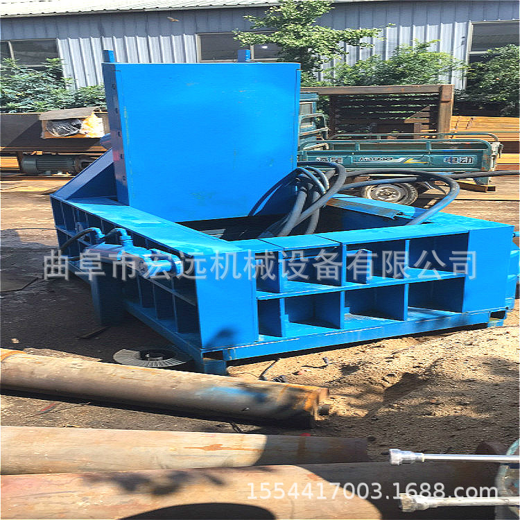 立式半自动液压金属废品废纸打包机