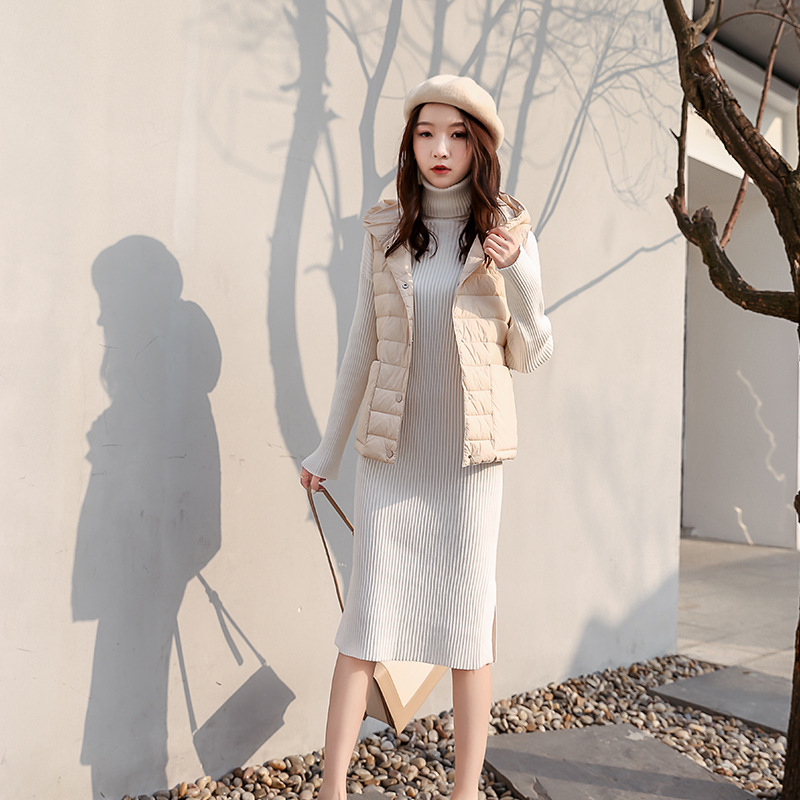 Gilet femme en Duvet de canard blanc - Ref 3317424 Image 3