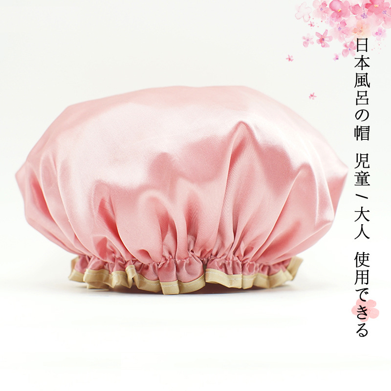 Gorro de ducha impermeable extra grande de doble capa para hombres y mujeres adultos gorro de baño ducha cocina a prueba de aceite a prueba de humo