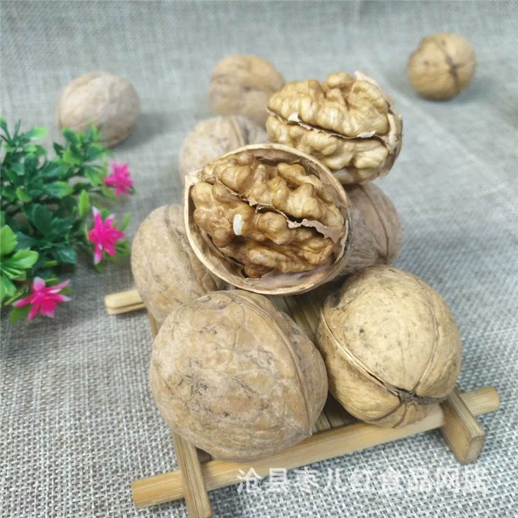 新疆185纸皮核桃 原味散装纸皮核桃孕妇专用营养补脑工厂特供|ms
