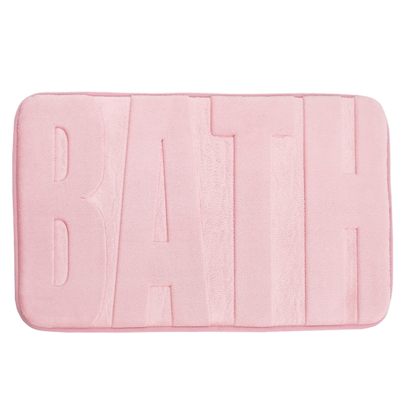 45X75 engrosada alfombra de piso absorbente alfombra de la puerta sala de estar dormitorio cocina alfombra de entrada baño estera antideslizante alfombra de esponja