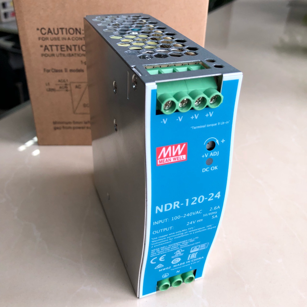 台湾明纬开关电源NDR-120-24