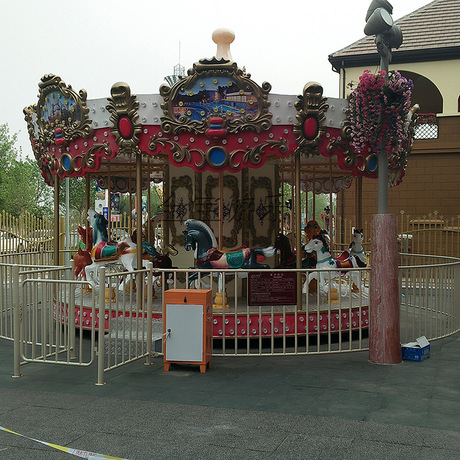 2018新款豪华转马游乐设备批发 室外儿童旋转木马 新型木马