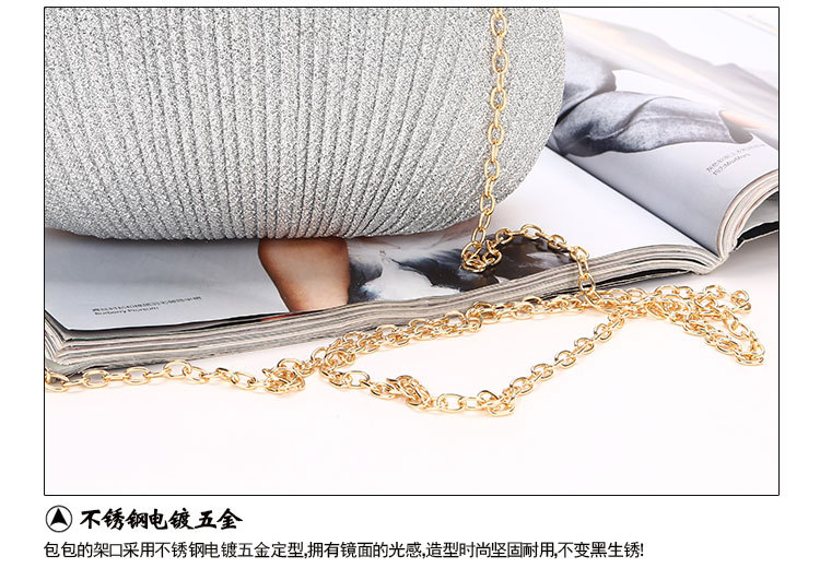Fashion Style Cross-border Dinner Bag Evening Banquet Bag  Hand Phone Change One-shoulder Messenger Dinner Bag