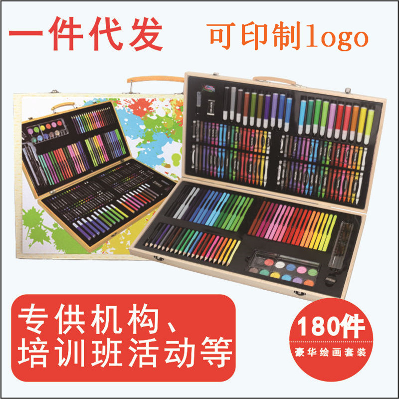 Wooden box painting