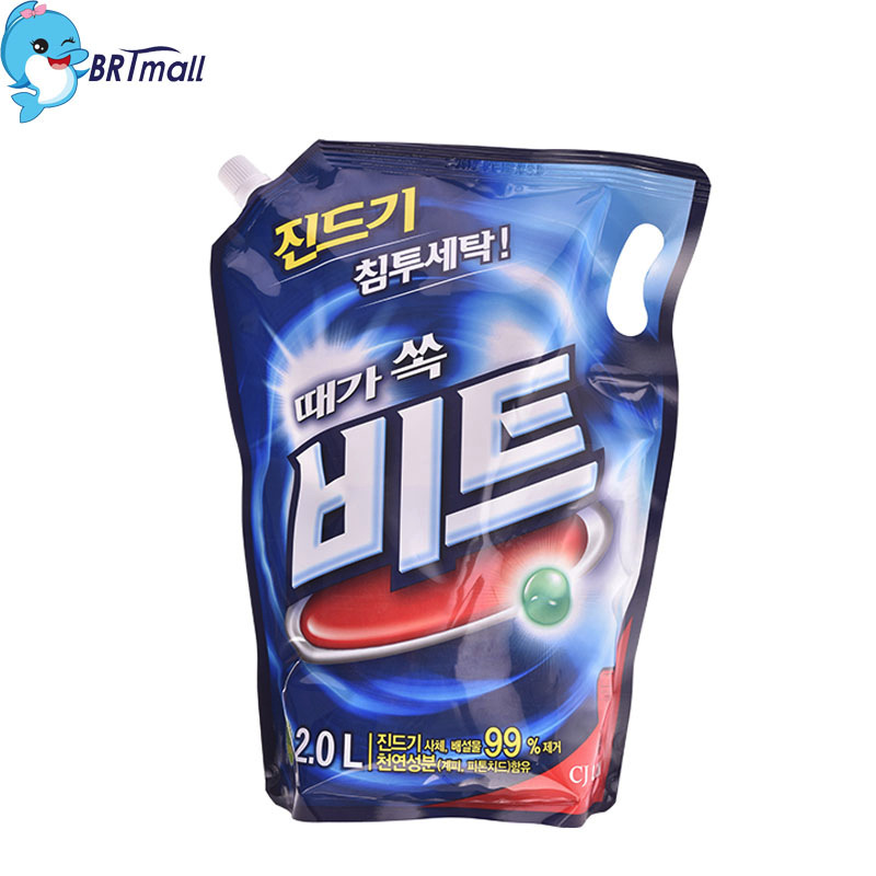 韩国进口洗衣液 希杰狮王杀菌防螨虫碧特碧太强力浓缩 2.1kg