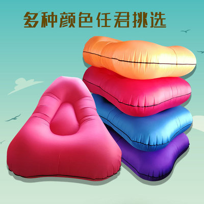 Manufactor Direct selling network new pattern outdoors inflation Beanbag Picnic air cushion Sleeping bag Portable pocket Sofa bed