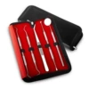 Dentist tool 5 -piece leather bag